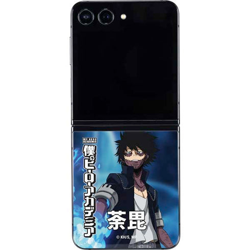 My Hero Academia Dabi Season 5 Galaxy Z Flip5 5G Skin
